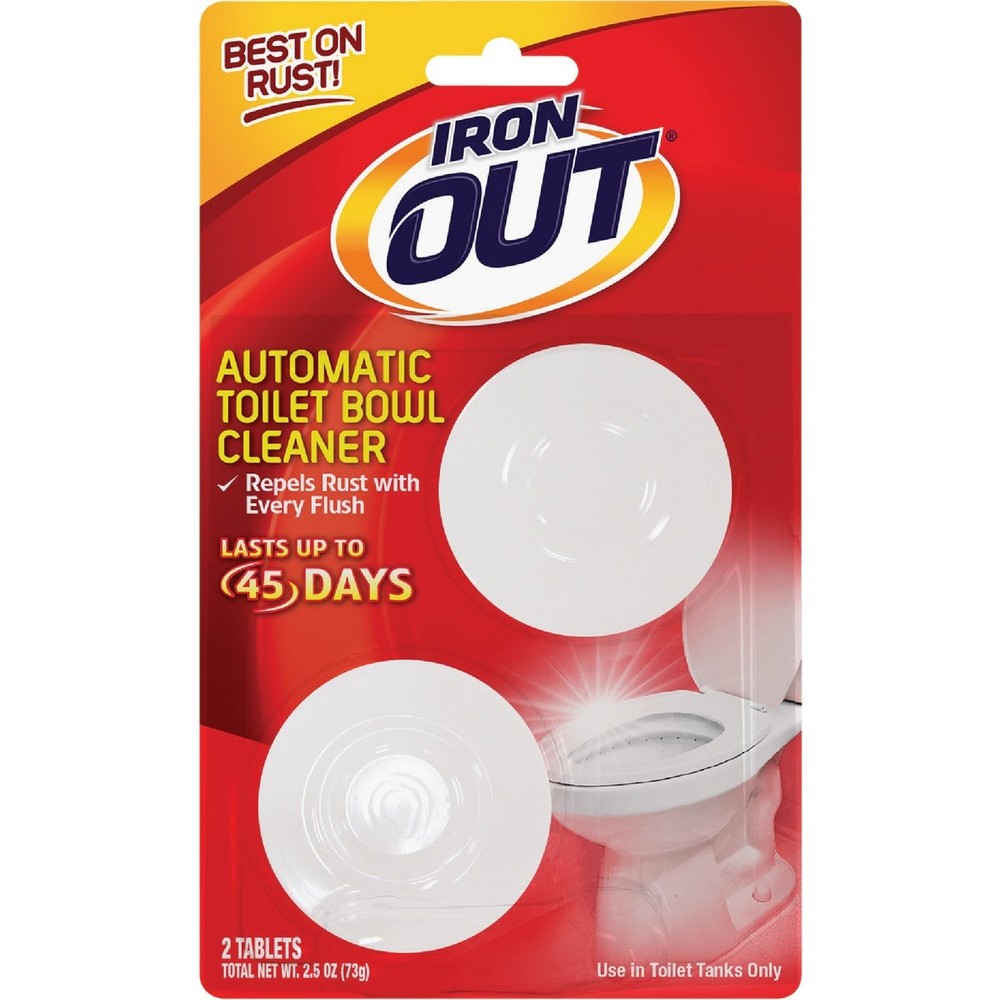 Iron Out Automatic Toilet Bowl Cleaner, 2 Use AT12T Iron Out AT12T 076168001036