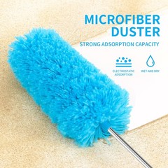 Microfiber Brush Duster with Extendable Upto 29 Inch Handle for Room Cleaning