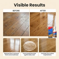 Floor Restore Wood Floor Polish 5 Fl Oz(150 Ml) Floor Shine Enhancer For Floor
