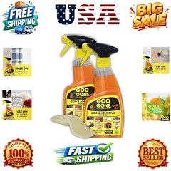 Adhesive Remover Spray Gel, Removes Chewing Gum, Grease, Tar, Stickers, Label…