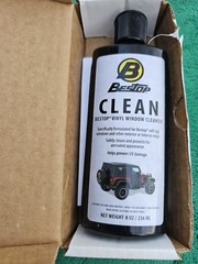 Bestop Vinyl Window Cleaner and Protectant Jeep Soft Tops 8oz Interior Ext Best