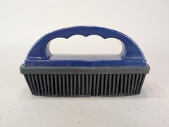 Norwex Rubber Brush Cleaning Scrub Furniture Pet Hair 357010 Blue Ergonomic