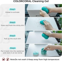 Car Cleaning Gel Universal Gel for Car Vent Cleaner Cleaning Putty Auto Detai…
