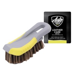 Soft Bristle Leather Care Brush for Car Interior Cleaning and Detailing