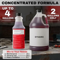 Aluminum Brightener & Cleaner Concentrate 32 oz Makes 4 Gal Boat RV Trailer