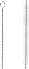 Straw Cleaner Brush – 12 In, Silver & White, 4-Pack – Stainless Steel Straw Clea