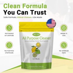 Multi-Surface Cleaner Concentrate Refill – Non-Toxic Cleaning Tablets 12-Pack, M
