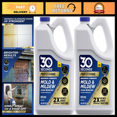Mold & Mildew Stain Remover – Scrub Free, Instant Results, 128 fl oz Refill (2 P