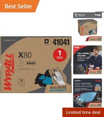 PowerClean X80 Cleaning Wipes – Heavy Duty & Low Lint for Tough Jobs