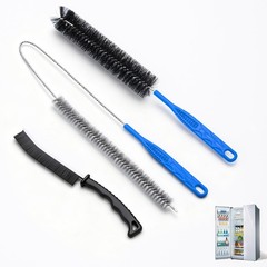 3 PCS Refrigerator Coil Cleaning Brush, Flexible Cleaner Brush Set for Refrig…