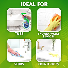 Mega Bathroom Shower Cleaner Spray Removes Limescale Soap Scum 32Oz
