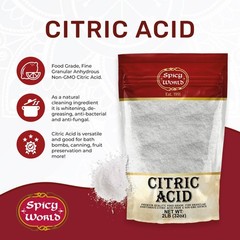 Citric Acid 2 LB Bag – 100 Pure, Food Grade Non-GMO – Citric Acid Powder For