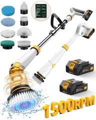 Electric Spin Scrubber Q2, 4000mAh Battery, 1500RPM High Power