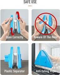 Efficient Magnetic Glass Cleaner for Extra-Thick Windows – No Spots Left Behind