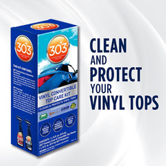 30510 Convertible Vinyl Top Cleaning and Care Kit – Cleans and Protects Vinyl To