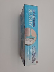 New BASEBOARD BUDDY Cleaning Tool 3 XL Reusable Pads 4 ft Handle Moldings Clean