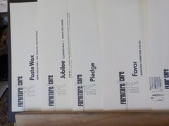 Johnson Wax Products Set of 10 Information Data Sheets