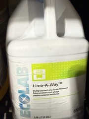 1 Gallon Pack Ecolab 6100823 Lime-A-Way Select Lime Scale Remover *FAST S&H*