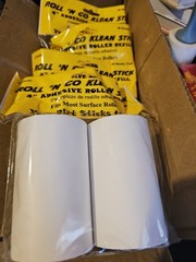 6 packs of 2 Roll N Go Klean Stick 4″ Refill Adhesive Replacement Roller (12ct)