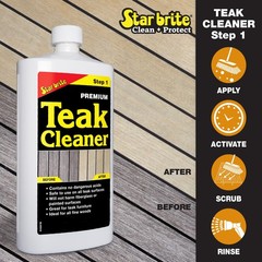 STAR BRITE Teak Kit – Restore Decks, Patio, Outdoor Furniture, Boats Fine W…