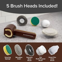 Horsepower Scrubber Gold Edition Longer Battery Life Electric Power Rechargeable