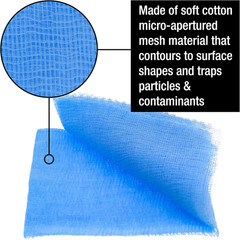 TCP Global Pure Blue Superior Tack Cloth, 12-Pack, Automotive & Woodworking, Dus
