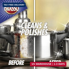 8 oz Brasso Metal Polish –All Purpose Cleaner for Brass, Bronze, Chrome & Copper