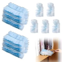 30 Pieces Duster Refills Disposable Duster Refills Compatible for Swiffer, Blue