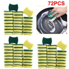 Lot of Cleaning Sponge Scrubber Scrub Scourer Wash Clean Dish Pads Bulk Kitchen