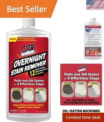 Eco-Friendly Oil Stain Remover – 32 Oz Liquid for Safe Clean on All Surfaces