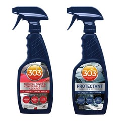 Convertible Top Cleaning & Care Kit – Cleaner & UV Protectant for Soft Tops