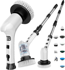 Electric Spin Scrubber for Cleaning Bathroom,Cordless Power Shower Scrubber – El
