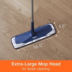 Bonakemi WM710013432 Blue/Silver Microfiber Mop & Duster (6-PACK)