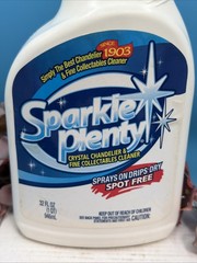 Sparkle Plenty Chandelier Cleaner Drip-Dry Spray, Clear, 32 oz NOS Full