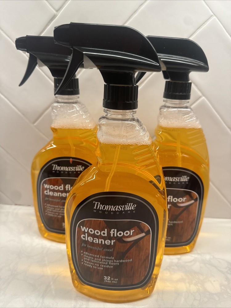 (3) Thomasville Wood Care Floor Cleaner Cleans & Shines 32oz