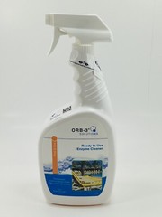 Orb-3 Ready-to-Use Enzyme Pool Cleaner Spray 1 Quart (32oz) Biodegradable