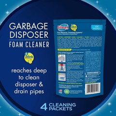 2 Count Granule Garbage Disposal Cleaner with Foaming Action and Lemon Freshness