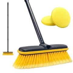 Car Wash Brush Long Handle Soft Bristle RV Boat Truck Solar Panel Cleaning 55″