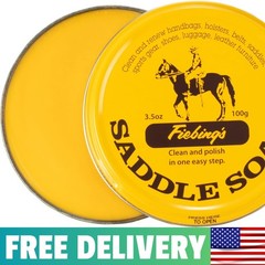 Yellow Saddle Soap For Leather – Leather Cleaner & Conditioner To Soften,