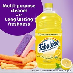 56 fl oz 2X Concentrated Lemon Multi-Purpose Floor Cleaner Household Supply