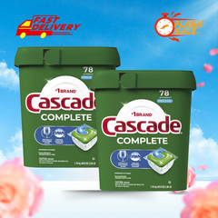[SALE] Cascade Complete ActionPacs Dishwasher Detergent Fresh 78 Count 2 Pack