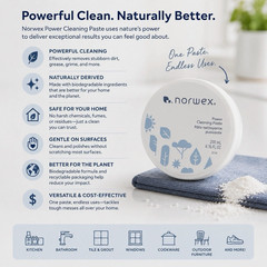 Norwex Power Cleaning Paste 200ml 6.76oz Multi Surface Cleaner New Pack of 1