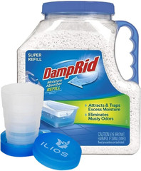 Damprid Moisture Absorber Refill Container 7.5 Lb – Fragrance Free Odor and Mois
