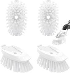 Dish Brush Refill, 4 Pack Dish Brush Replacement Head for OXO Dish Brush, Brush
