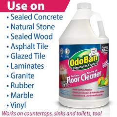 No Rinse Neutral pH Floor Cleaner Concentrate, 1 Gallon