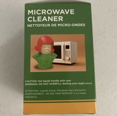 Microwave Cleaner Removes & Stains In Minutes Steam Cleans With Vinegar & Water.