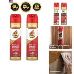 Wood Cleaner and Polish, 11.5 oz, Two Pack