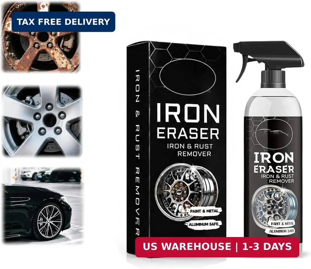 120ml Fast Iron and Rust Remover Spray for Cars, Wheels, Paint and Metal | 120ml