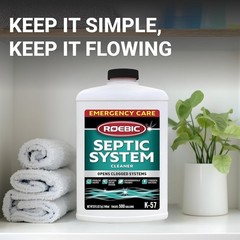 Roebic K-57-Q Septic System Cleaner, 32 Ounces