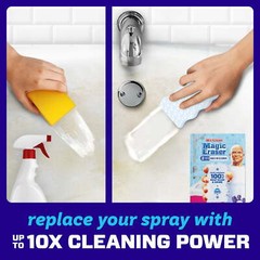 Ultra Bath Magic Eraser, Multi Purpose Cleaner for Bathroom, 3 Count